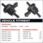 EVAP Purge Valve Replacement for Hyundai Kia OE 911-808   28910-26900