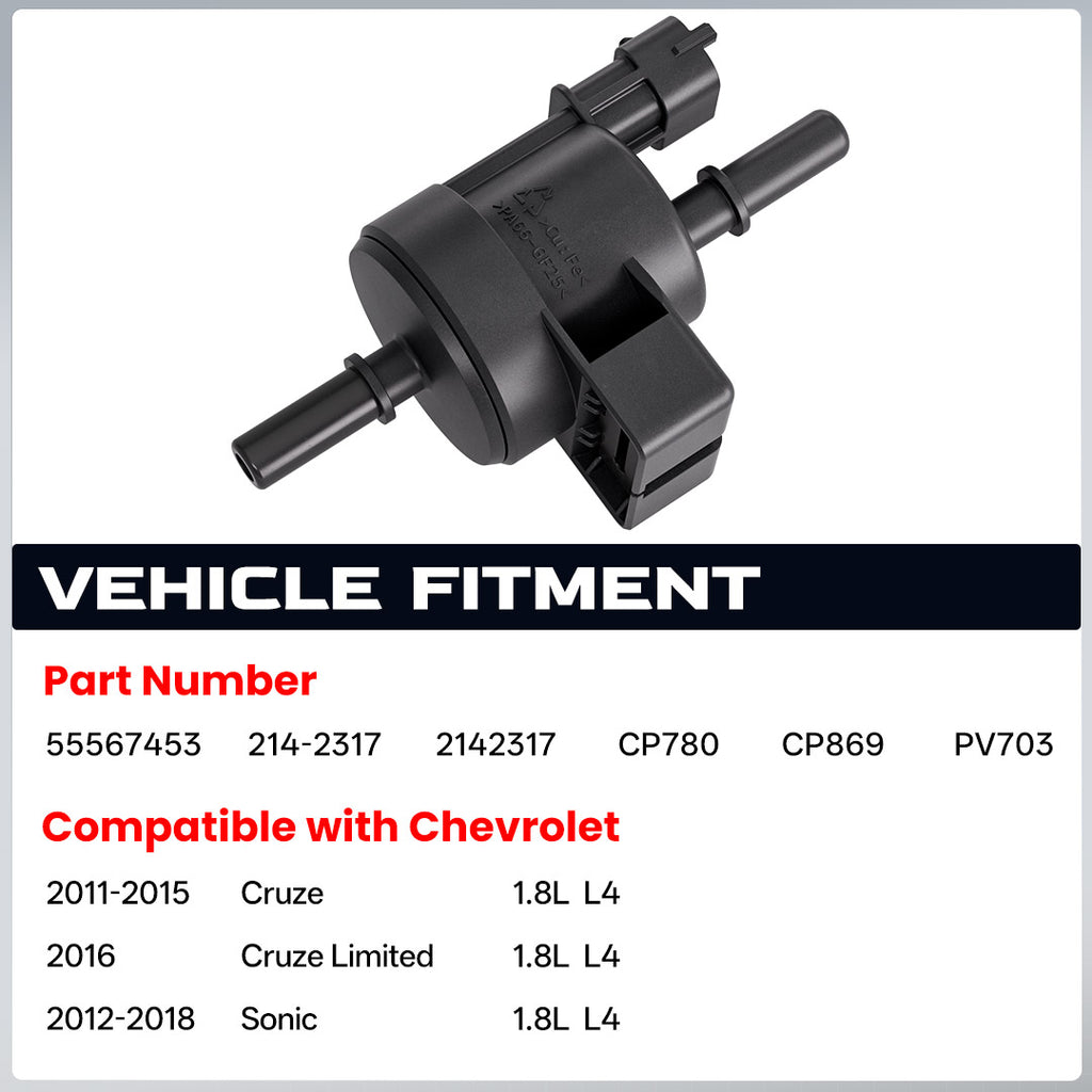 EVAP Purge Valve Replacement for CHEVROLET OE 2142317 214-2317 CP780
