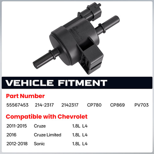 EVAP Purge Valve Replacement for CHEVROLET OE 2142317 214-2317 CP780