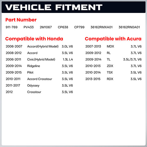 EVAP Purge Valve  OE 911-769 Car Model Compatibility List